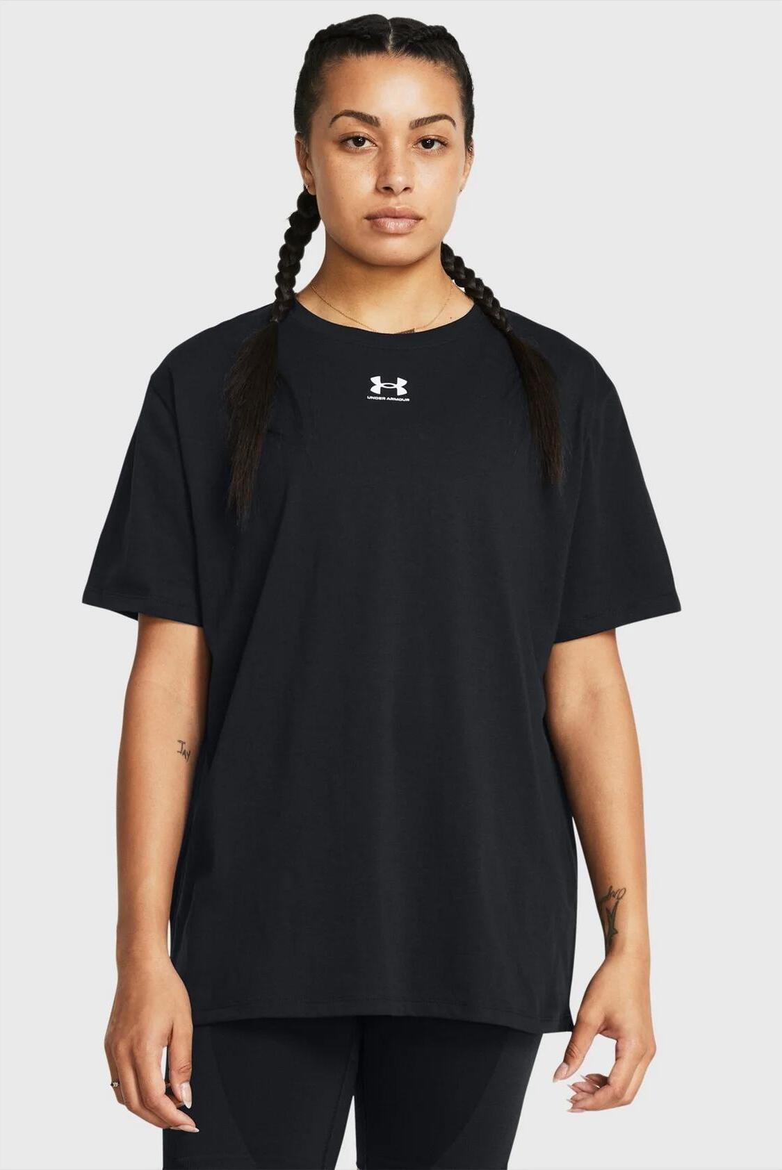Футболка жіноча Under Armour Campus Oversize (1387193-001) — фото 4