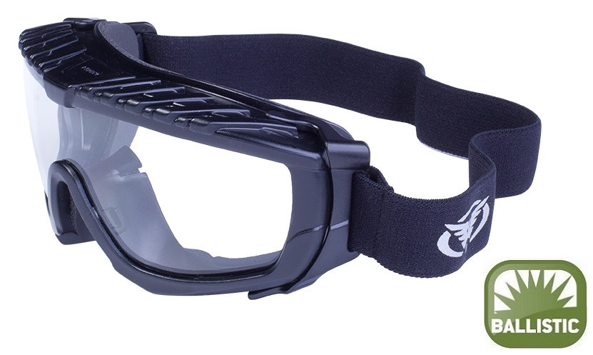 Очки защитные с уплотнителем Global Vision Ballistech-1 (clear) Anti-Fog, прозрачные — фото 1