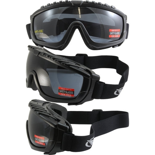 Очки защитные с уплотнителем Global Vision Ballistech-1 (gray) Anti-Fog, серые — фото 4