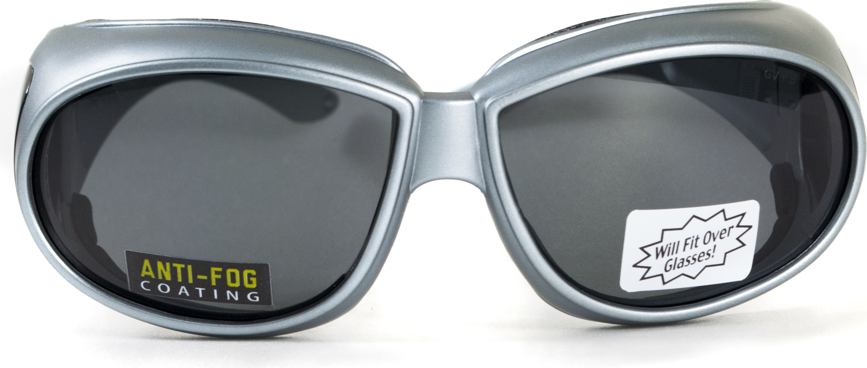 Очки защитные с уплотнителем Global Vision Outfitter Metallic (gray) Anti-Fog, серые — фото 5