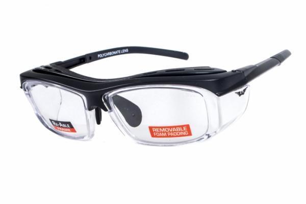 Спортивная оправа под диоптрии Global Vision RX-F (rx-able) (clear) прозрачные — фото 6