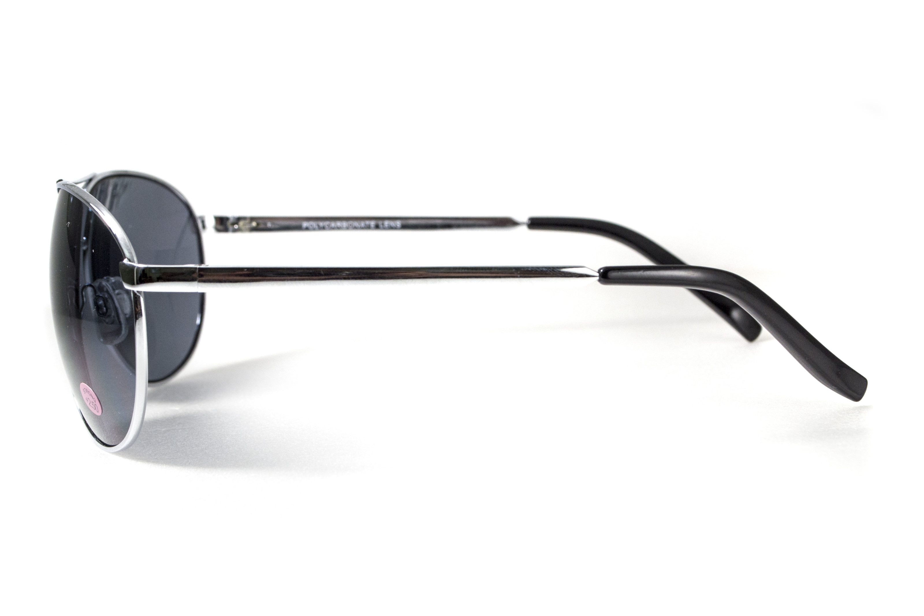 Бифокальные защитные очки Global Vision Aviator Bifocal (+2.5) (gray) серые — фото 8