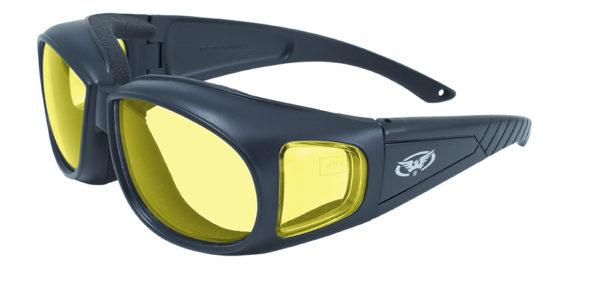 Очки защитные с уплотнителем Global Vision Outfitter (yellow) Anti-Fog, желтые — фото 1