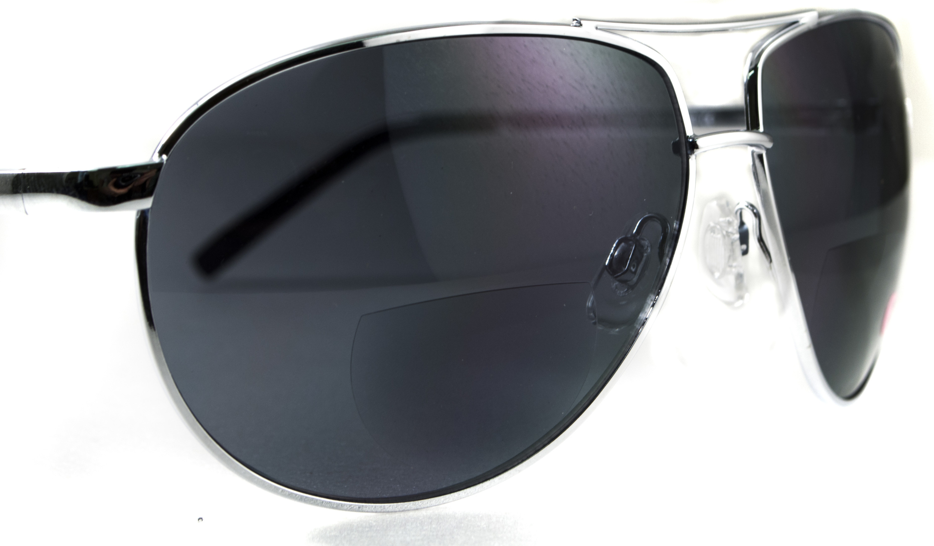 Бифокальные защитные очки Global Vision Aviator Bifocal (+3.0) (gray) серые — фото 4