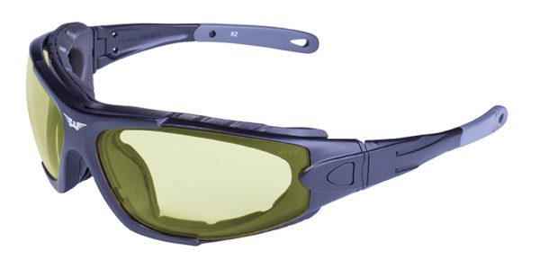 Очки защитные фотохромные Global Vision Shorty Photochromic (yellow) Anti-Fog, желтые фотохромные — фото 1
