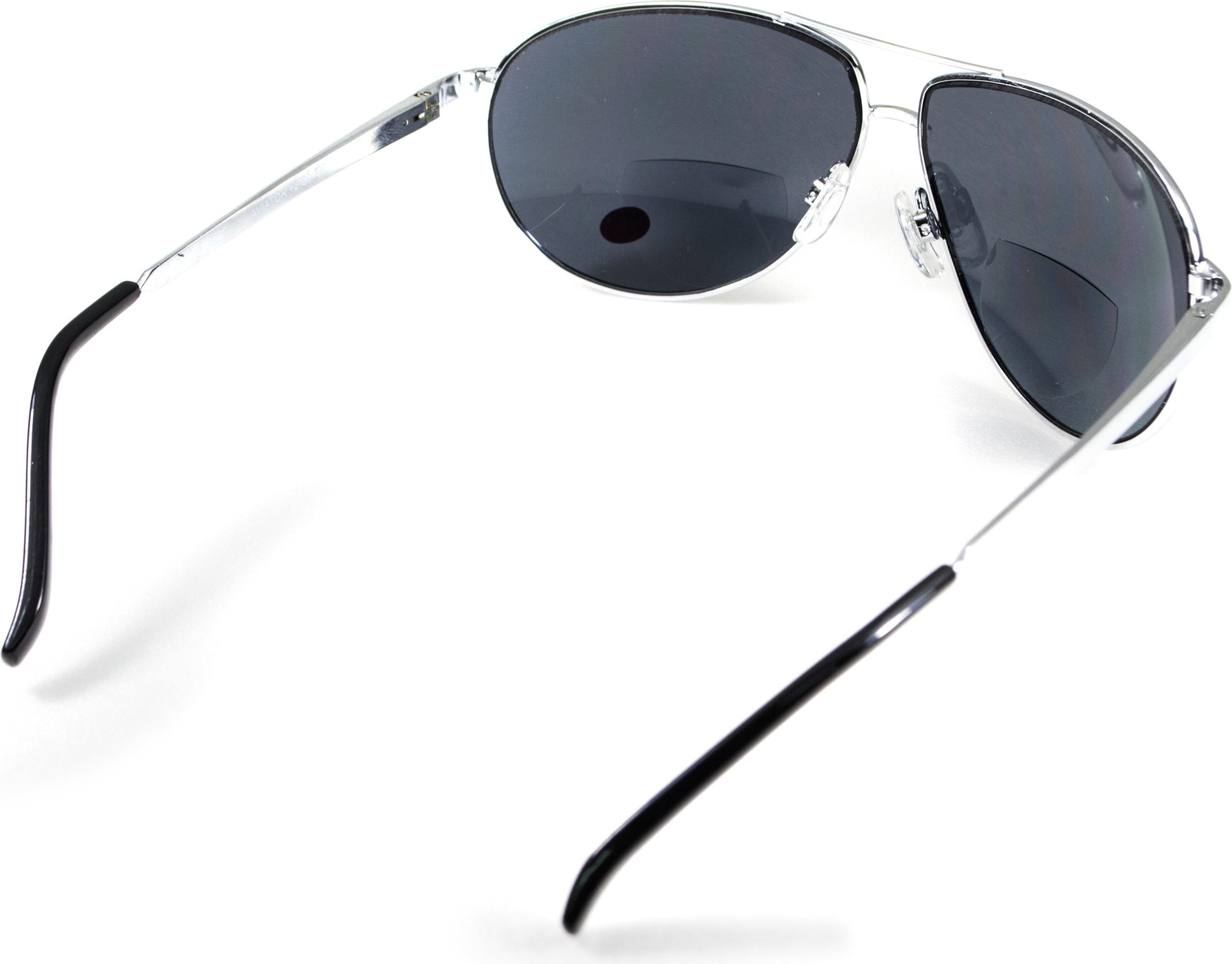 Бифокальные защитные очки Global Vision Aviator Bifocal (+2.0) (gray) серые — фото 12