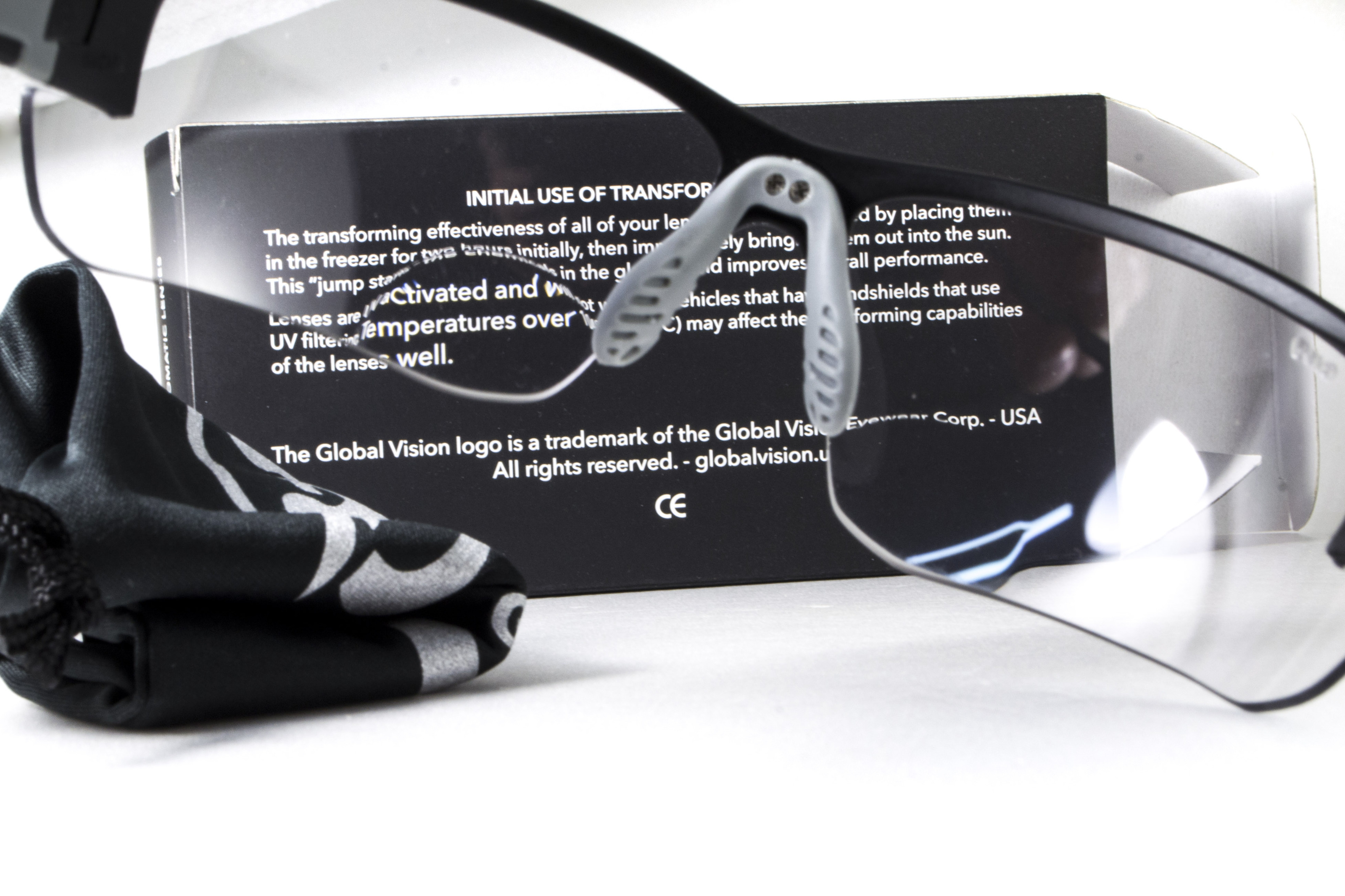 Бифокальные фотохромные защитные очки Global Vision Hercules-7 Photo. Bif. (+2.5) (clear) прозрачные фотохромные — фото 8