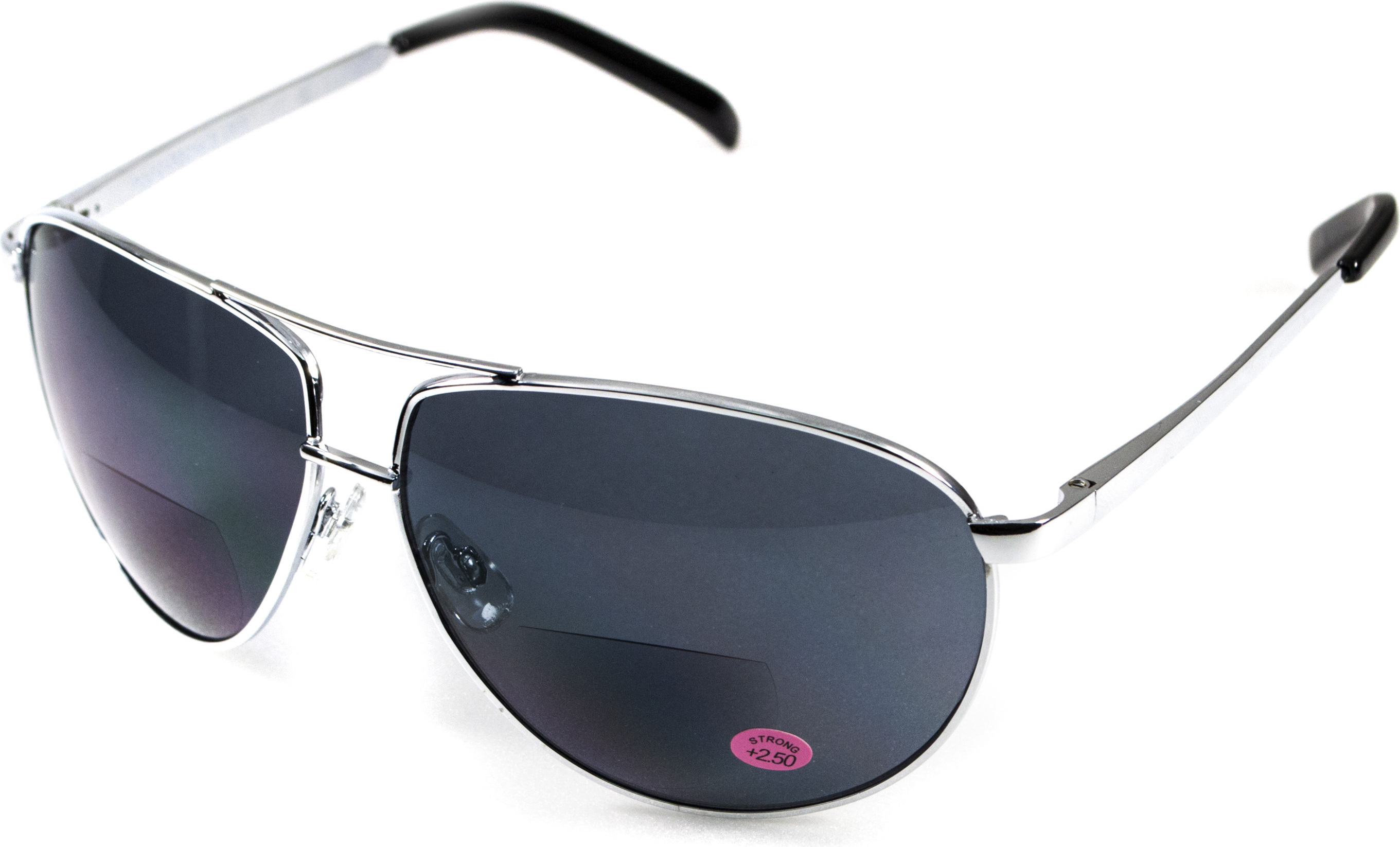 Бифокальные защитные очки Global Vision Aviator Bifocal (+3.0) (gray) серые — фото 13