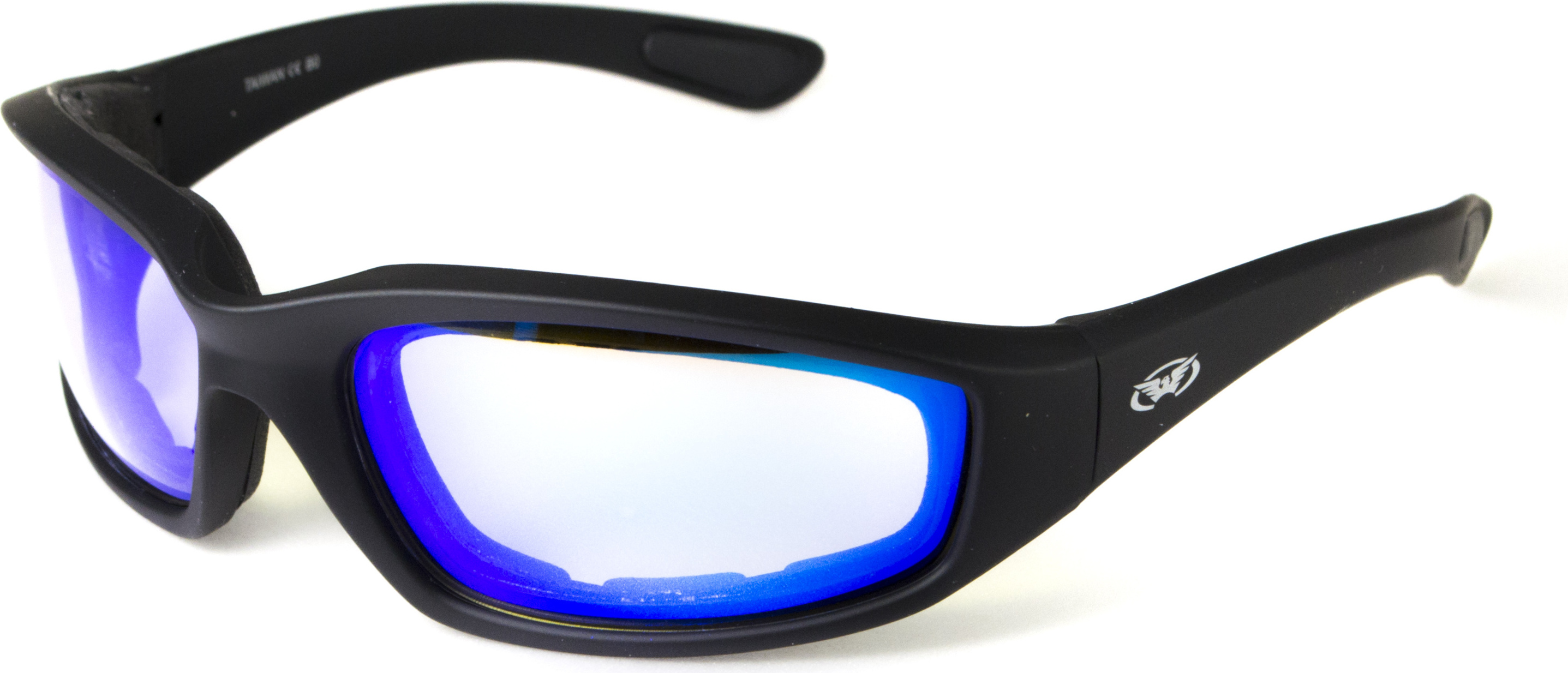 Очки защитные фотохромные Global Vision KickBack Photochromic (G-Tech™ blue) Anti-Fog, фотохромные синие зеркальные — фото 9