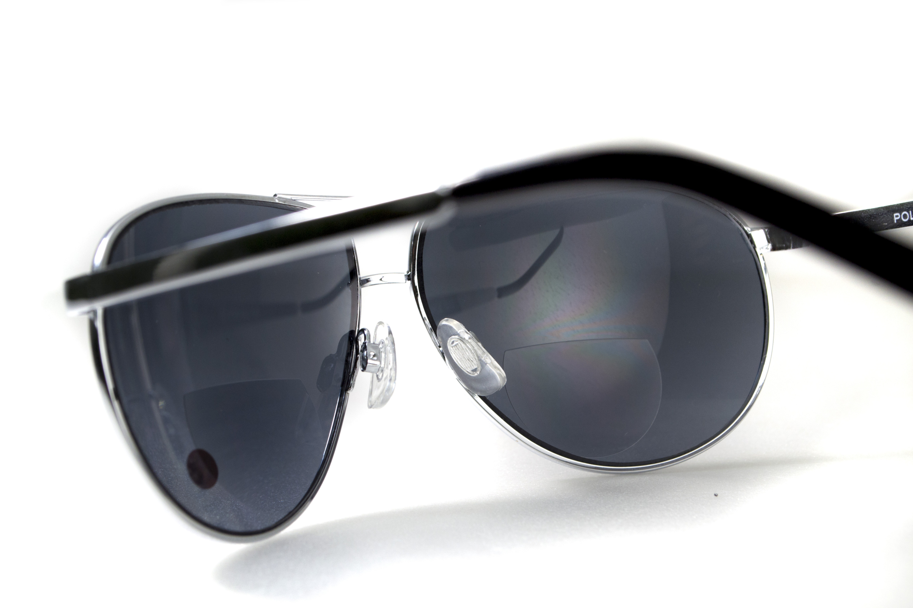 Бифокальные защитные очки Global Vision Aviator Bifocal (+2.5) (gray) серые — фото 3
