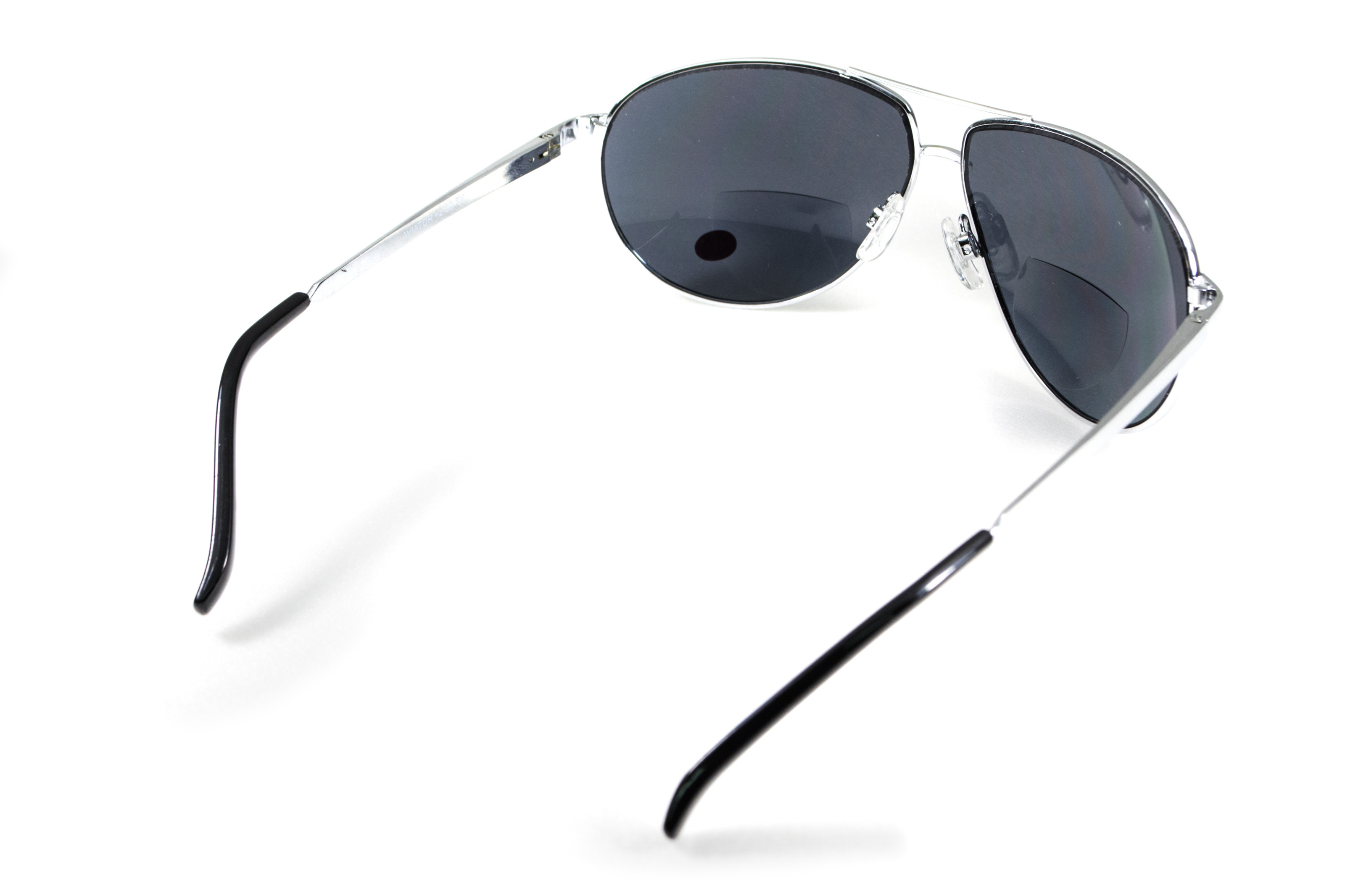 Бифокальные защитные очки Global Vision Aviator Bifocal (+2.5) (gray) серые — фото 10