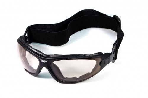 Очки защитные фотохромные Global Vision Shorty Photochromic (clear) Anti-Fog, прозрачные фотохромные — фото 3
