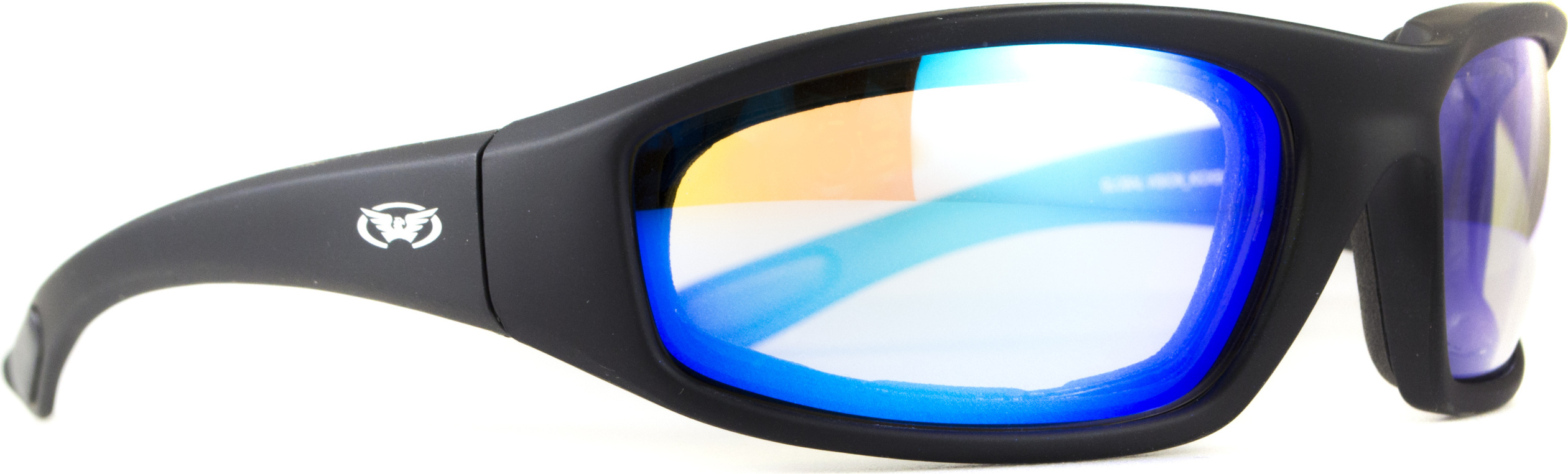Очки защитные фотохромные Global Vision KickBack Photochromic (G-Tech™ blue) Anti-Fog, фотохромные синие зеркальные — фото 4