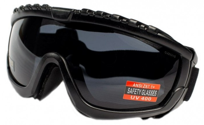 Очки защитные с уплотнителем Global Vision Ballistech-1 (gray) Anti-Fog, серые — фото 3