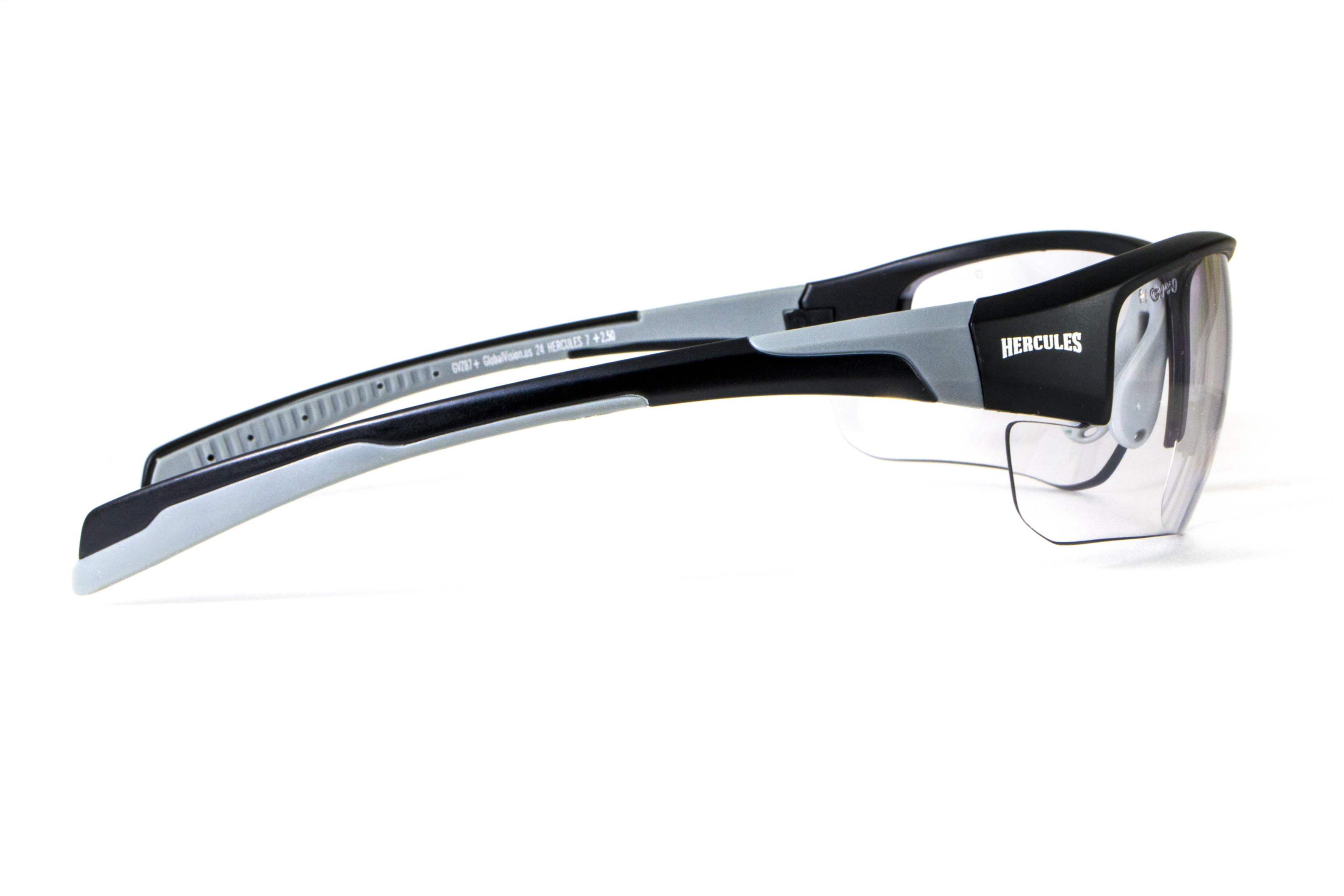 Бифокальные фотохромные защитные очки Global Vision Hercules-7 Photo. Bif. (+2.5) (clear) прозрачные фотохромные — фото 3