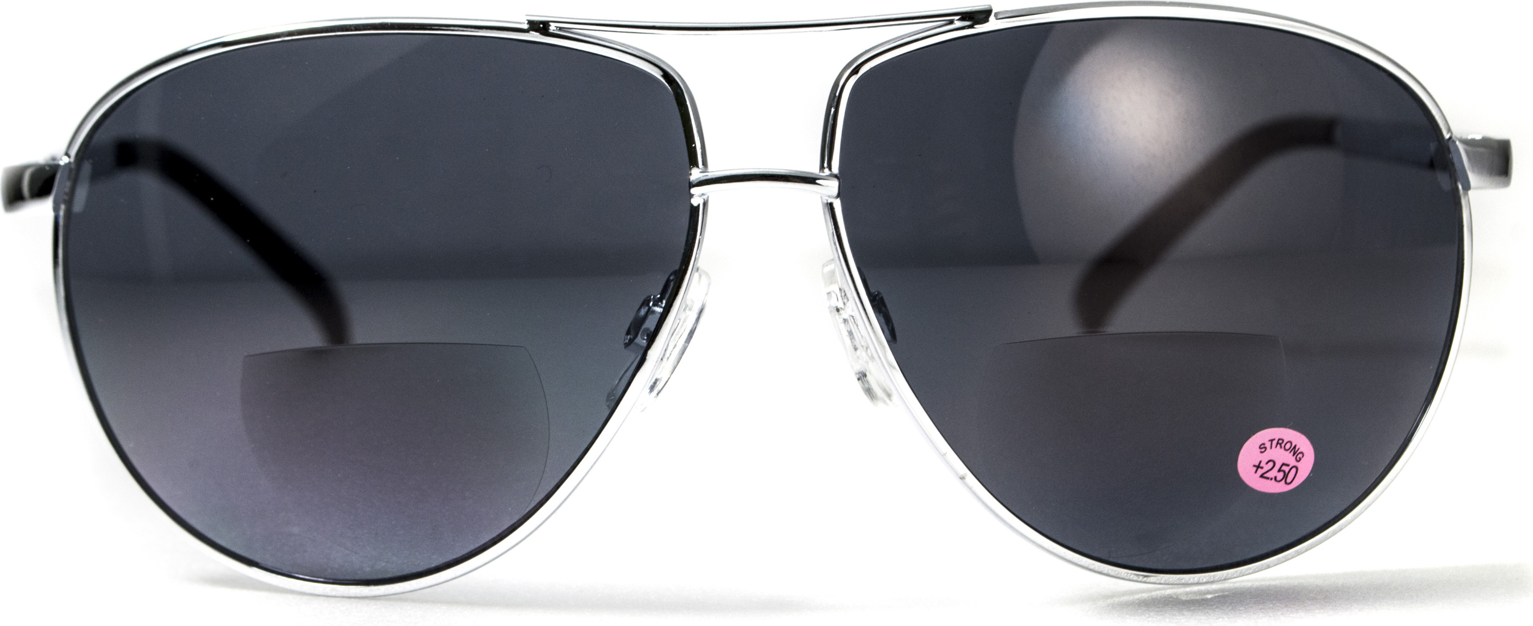 Бифокальные защитные очки Global Vision Aviator Bifocal (+2.0) (gray) серые — фото 11