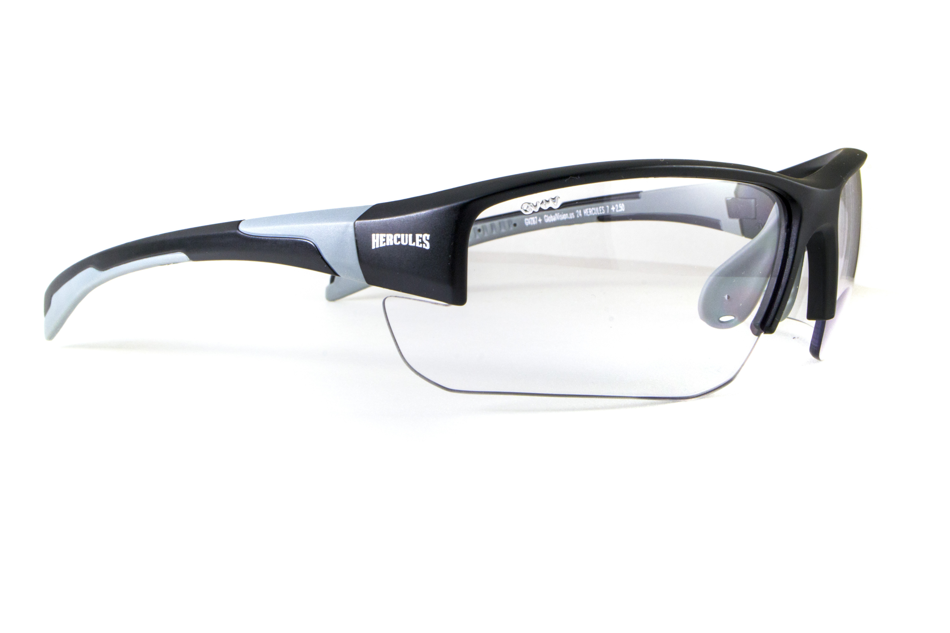 Бифокальные фотохромные защитные очки Global Vision Hercules-7 Photo. Bif. (+2.5) (clear) прозрачные фотохромные — фото 4