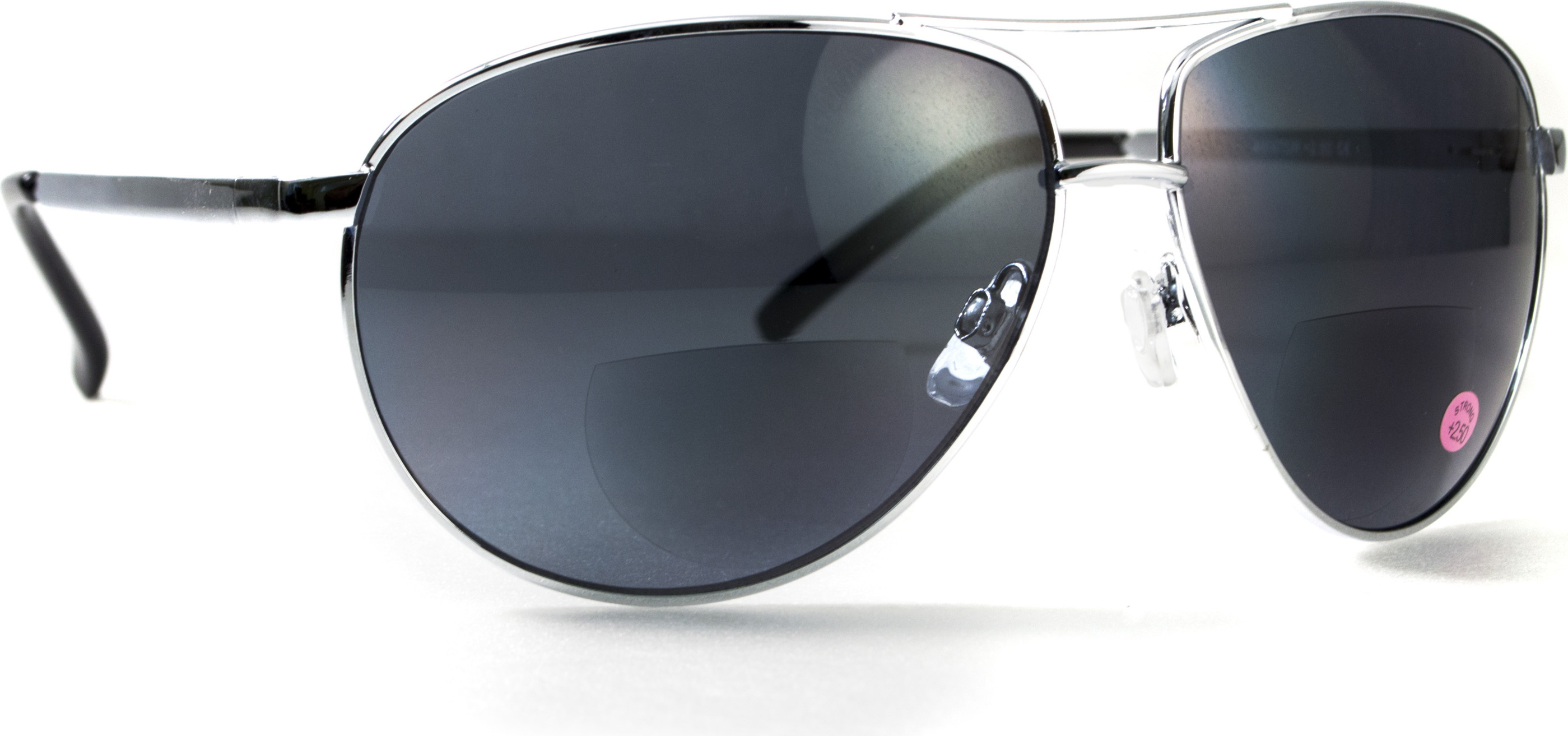 Бифокальные защитные очки Global Vision Aviator Bifocal (+3.0) (gray) серые — фото 8