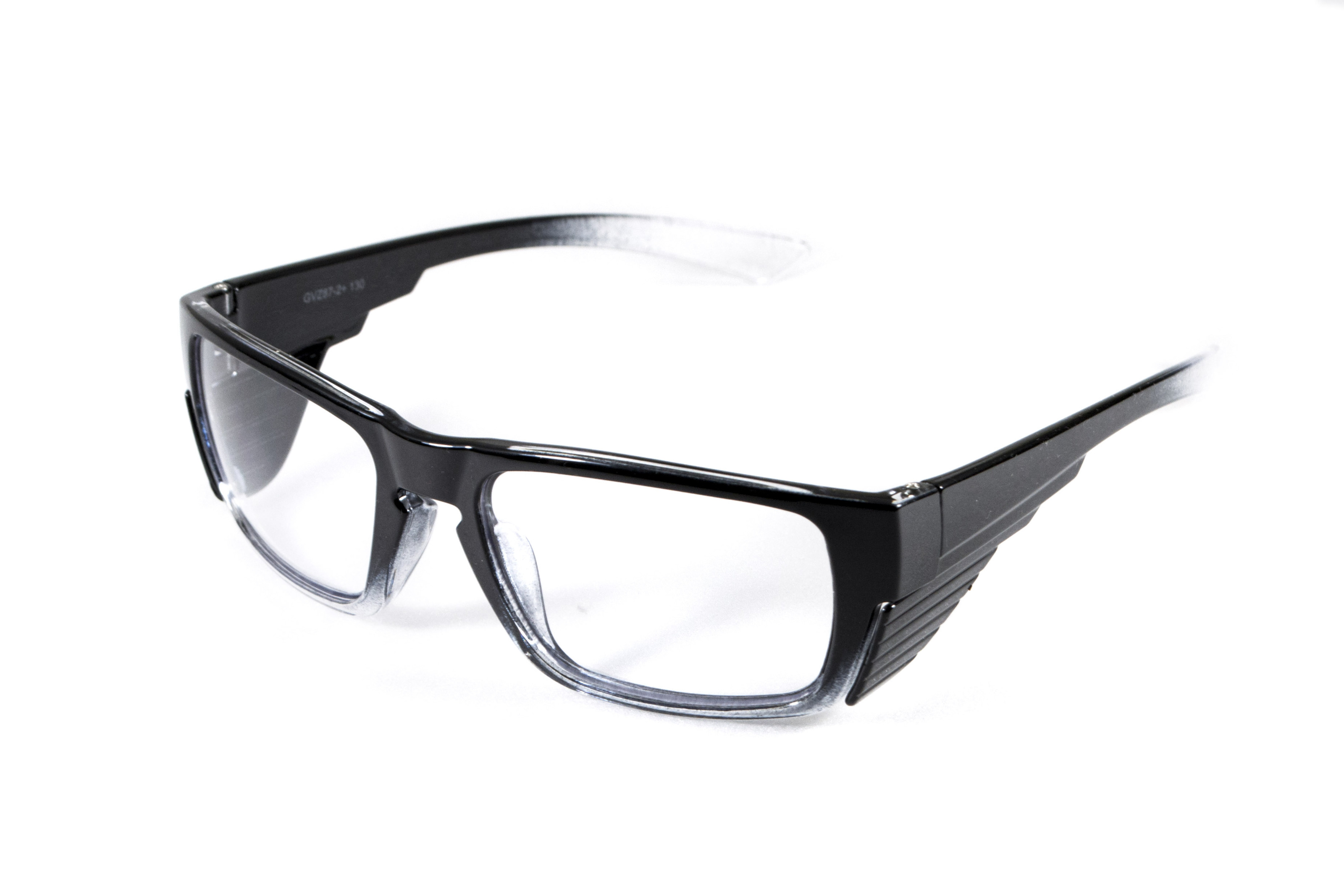 Спортивная оправа под диоптрии Global Vision RX-OP-15 Black Gradient (clear) RX-able, прозрачные — фото 1