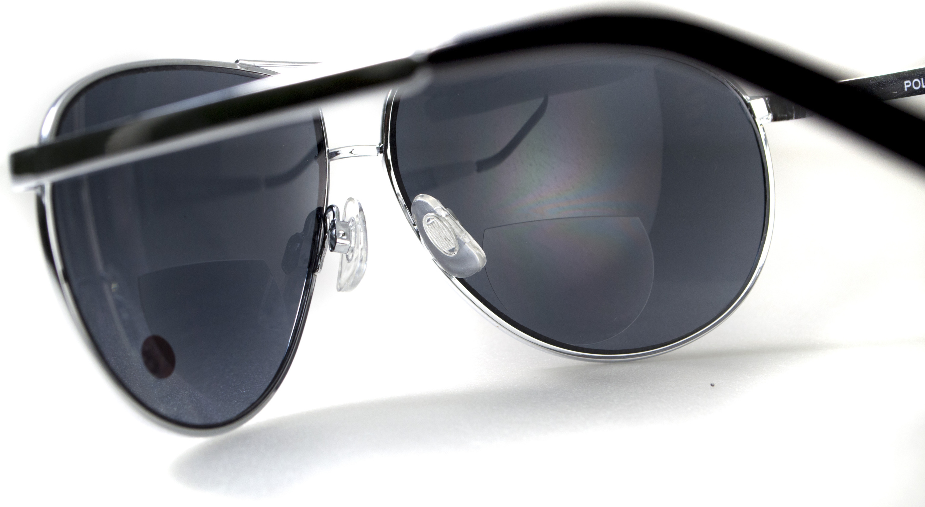 Бифокальные защитные очки Global Vision Aviator Bifocal (+2.0) (gray) серые — фото 5