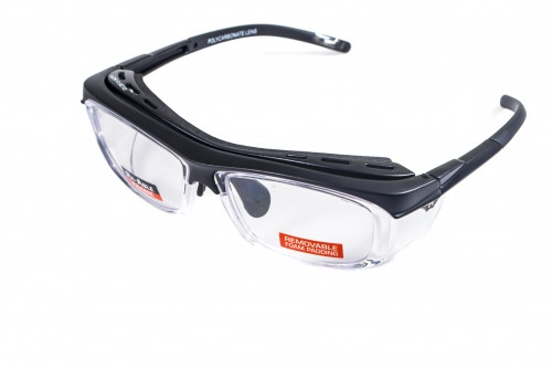 Спортивная оправа под диоптрии Global Vision RX-F (rx-able) (clear) прозрачные — фото 1