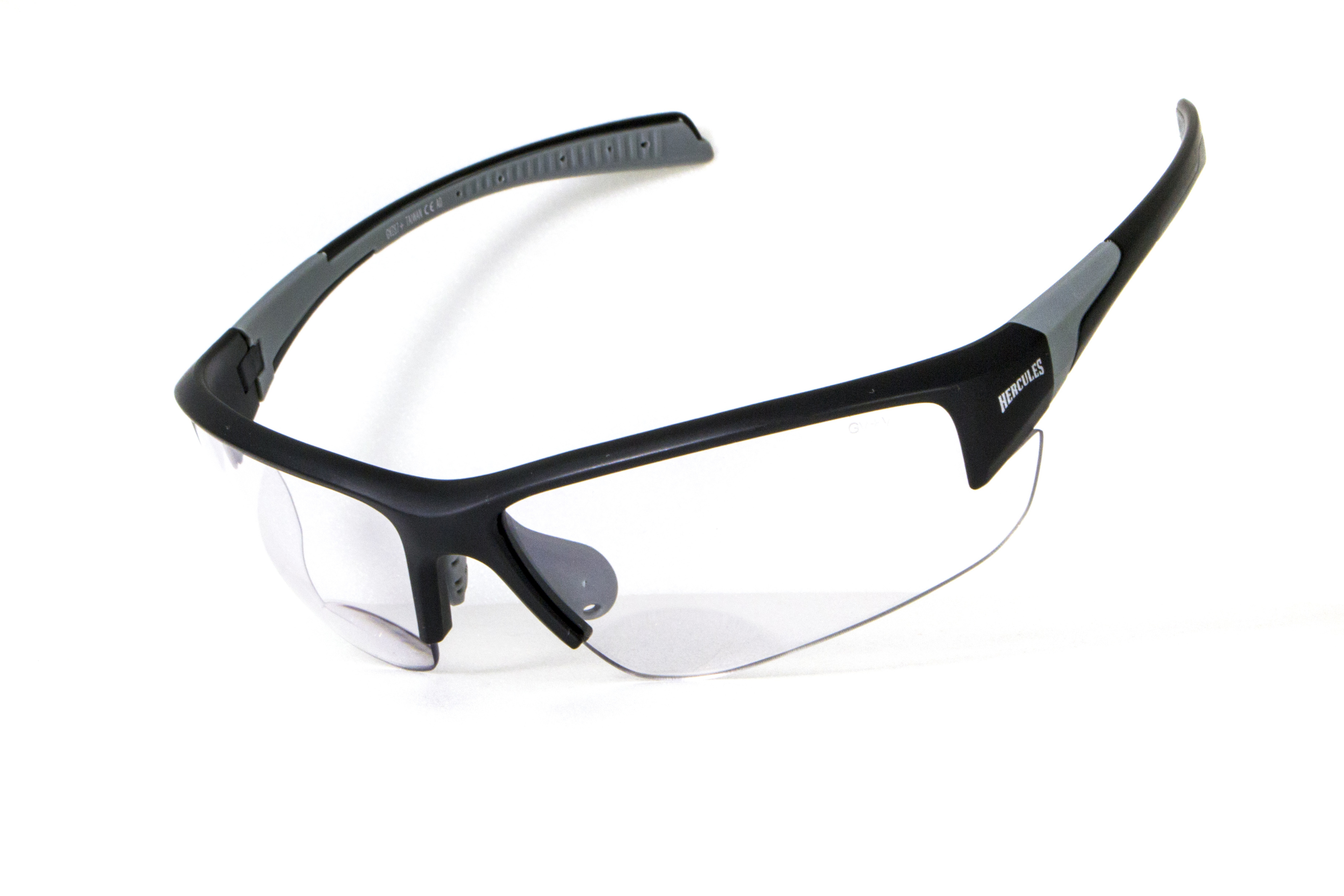 Бифокальные фотохромные защитные очки Global Vision Hercules-7 Photo. Bif. (+2.5) (clear) прозрачные фотохромные — фото 2