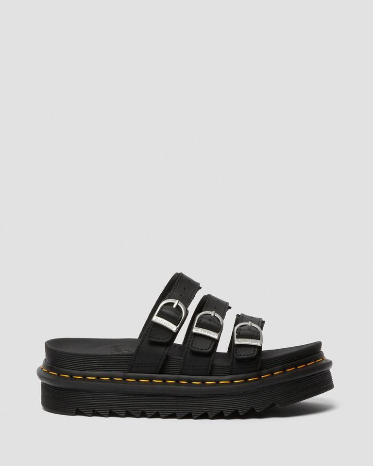 Сандалі Dr. Martens Blaire Slide Black Hydro — фото 4