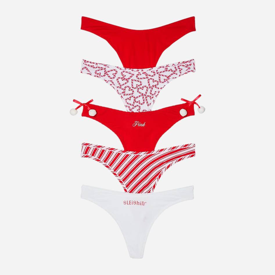Труси Victoria's Secret 5-pack Red — фото 1