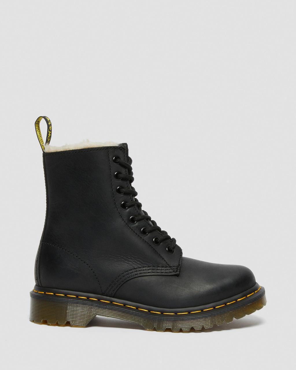Черевики Dr. Martens 1460 Serena Black Burnished Wyoming — фото 4