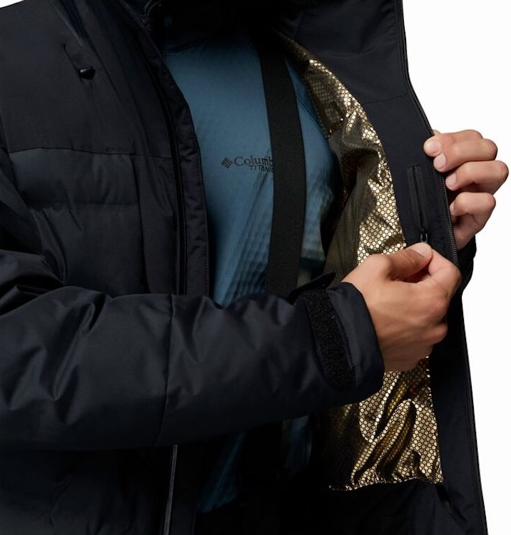 Куртка GLACIER RIDGE™ DOWN JACKET 2134761010 Columbia L Чорний — фото 5