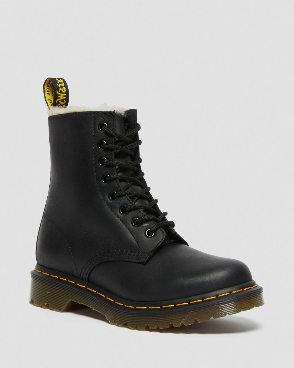 Черевики Dr. Martens 1460 Serena Black Burnished Wyoming — фото 1