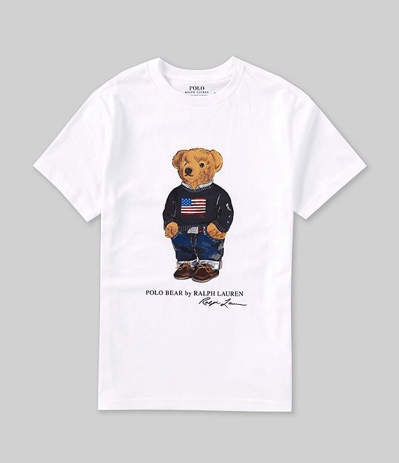 Дитяча футболка Ralph Lauren Little Boys Fishing Bear — фото 1