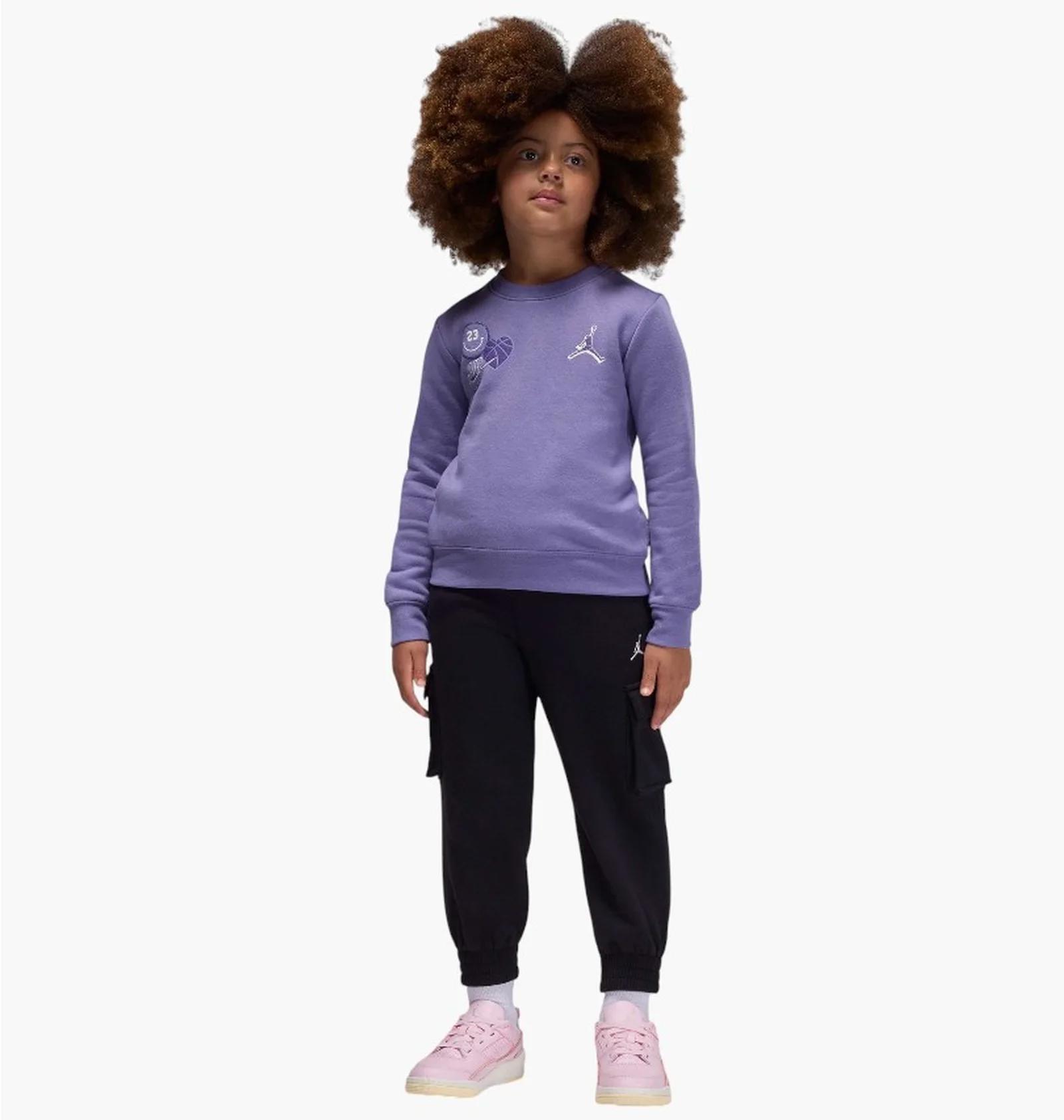 Спортивний костюм дитячий Jordan Sweat Sets Violet/Black (35F206-023) — фото 1