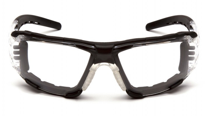 Очки защитные с уплотнителем Pyramex Fyxate (clear) Super Anti-Fog H2MAX, прозрачные — фото 3