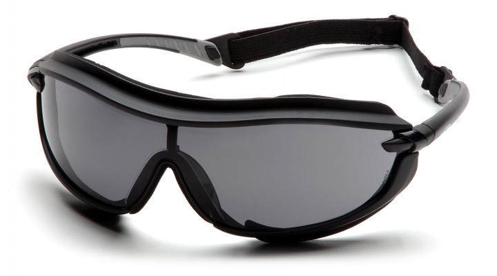 Очки защитные с уплотнителем Pyramex XS3 Plus (Anti-Fog) (gray) серые — фото 1