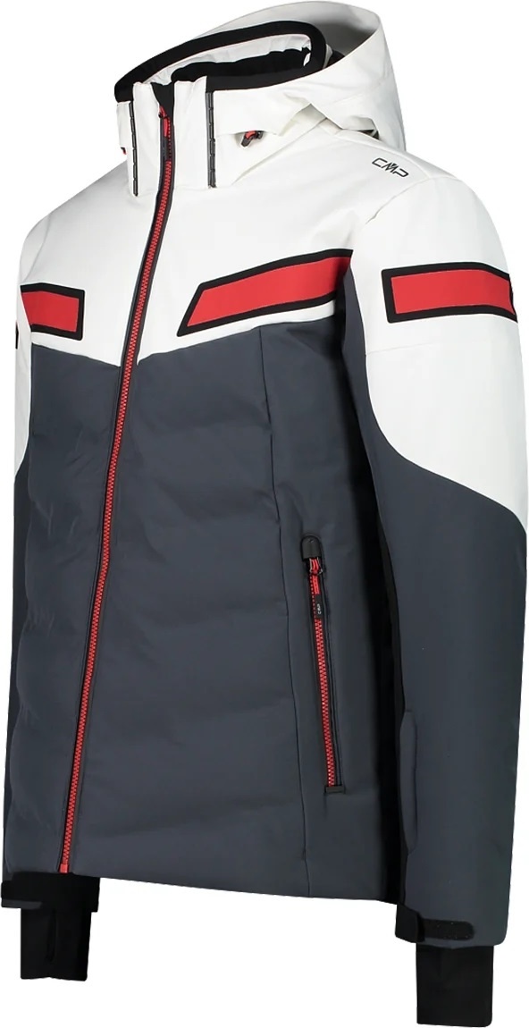 Куртка лижна MAN JACKET ZIP HOOD 32W0137-U911 CMP 54 Чорний — фото 3