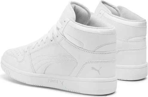 Підліткові високі кросівки Puma Rebound Layup SL Jr 37048602 Puma 3 (35,5) Білий — фото 6