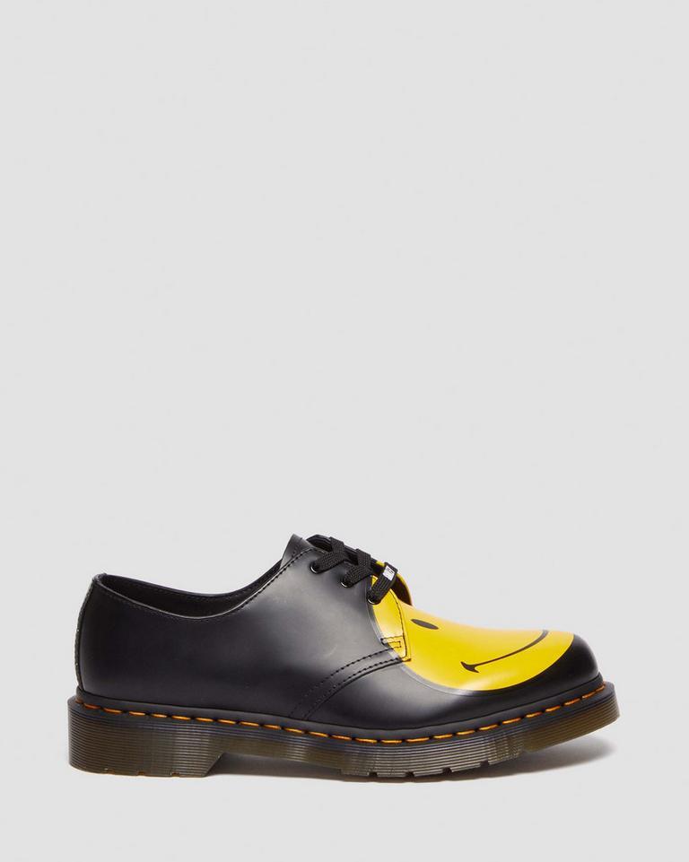 Черевики Dr. Martens 1461 Smiley Black Smooth — фото 3