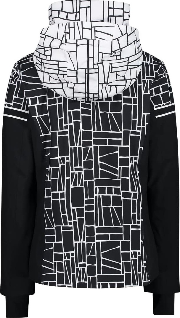 Куртка лижна WOMAN JACKET FIX HOOD 31W0076-15ZH CMP 34 Чорний — фото 4