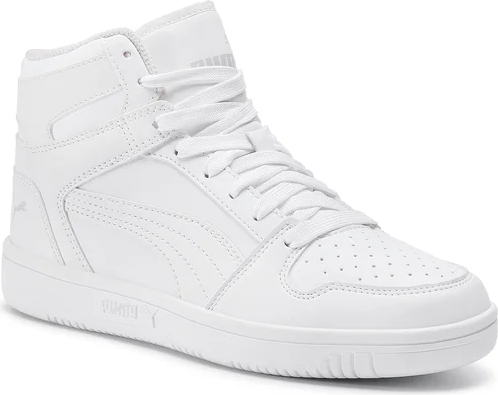 Підліткові високі кросівки Puma Rebound Layup SL Jr 37048602 Puma 3 (35,5) Білий — фото 4