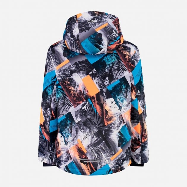 Куртка лижна KID JACKET SNAPS HOOD 39W1924-08ZM CMP 128 Синій — фото 1
