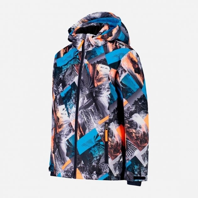 Куртка лижна KID JACKET SNAPS HOOD 39W1924-08ZM CMP 128 Синій — фото 3