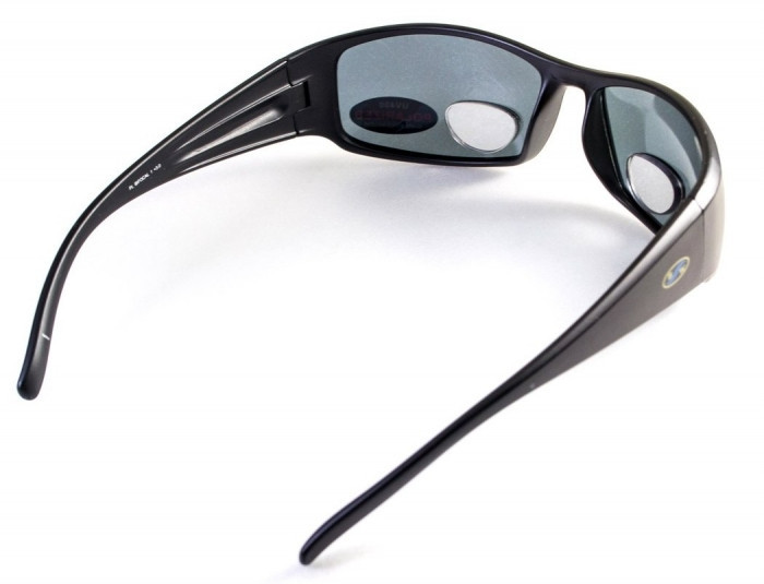 Бифокальные поляризационные очки BluWater Bifocal-1 (+2.0) Polarized (gray) серые — фото 4