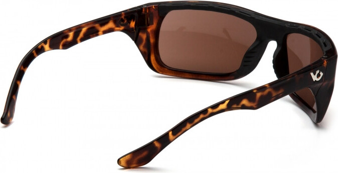 Очки защитные открытые Venture Gear Vallejo Tortoise (bronze) Аnti-Fog, коричневые — фото 5