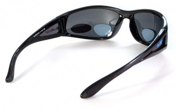 Бифокальные поляризационные очки BluWater Bifocal-3 (+2.5) Polarized (gray) серые — фото 4