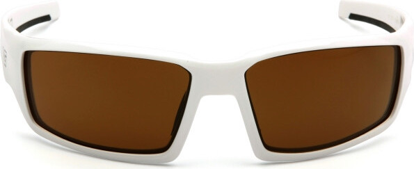Очки защитные открытые Venture Gear Pagosa White (bronze) Anti-Fog, коричневые — фото 3