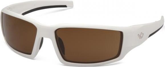 Очки защитные открытые Venture Gear Pagosa White (bronze) Anti-Fog, коричневые — фото 2