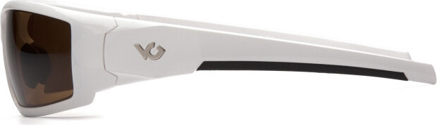 Очки защитные открытые Venture Gear Pagosa White (bronze) Anti-Fog, коричневые — фото 4