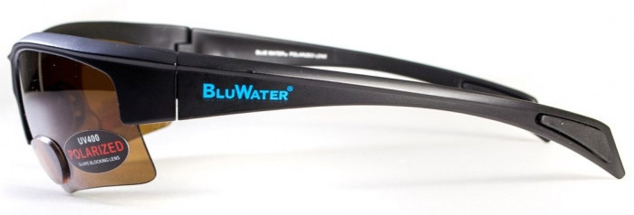 Бифокальные поляризационные очки BluWater Bifocal-2 (+3.0) Polarized (brown) коричневые — фото 3