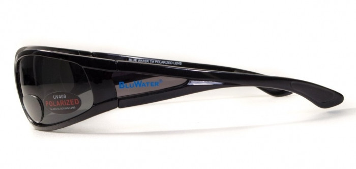 Бифокальные поляризационные очки BluWater Bifocal-3 (+2.5) Polarized (gray) серые — фото 3